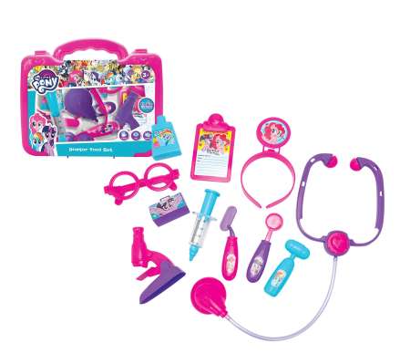 KIDTOYS ชุดกระเป๋าคุณหมอ มายลิตเติ้ลโพนี่ ลายลิขสิทธิ์แท้ ขนาด ย 26.5*ก 6*ส 22 ซม.