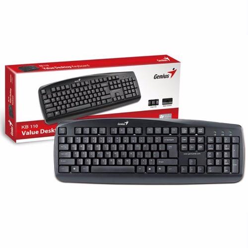 Genius KB 110 USB Wired Keyboard-Black