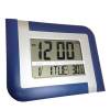 GooAB Shop นาฬิกาแขวนผนัง ดิจิตอล จอLCD ขนาด 9 นิ้ว (สีฟ้า) + ถ่านAA 2 ก้อน 