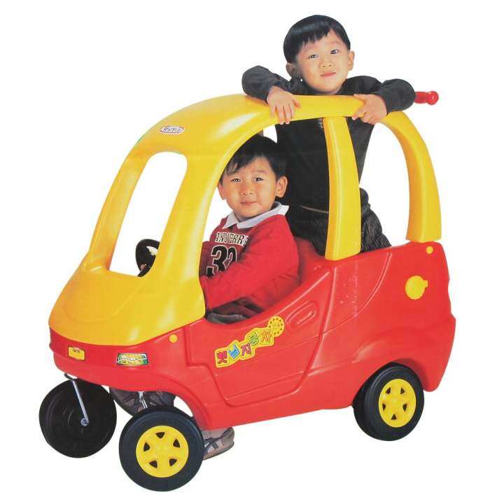 Haenim รถขาไถ นั่งได้ 2 คน Double Royal car 2 (สีแดง/เหลือง) 283