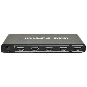 HDMI Splitter 1 x 4 High Resolution 1080P - Black