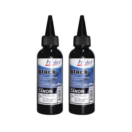 Hi-jet Canon Inkjet Refill Ink หมึกเติมอิงค์เจ็ท แคนนอน ขนาด 100 ml. ( Black - สีดำ ) ชุดสุดคุ้ม 2 ขวด Hi-jet Canon Inkjet Refill Ink หมึกเติมอิงค์เจ็ท แคนนอน ขนาด 100 ml. ( Black - สีดำ ) ชุดสุดคุ้ม 2 ขวด