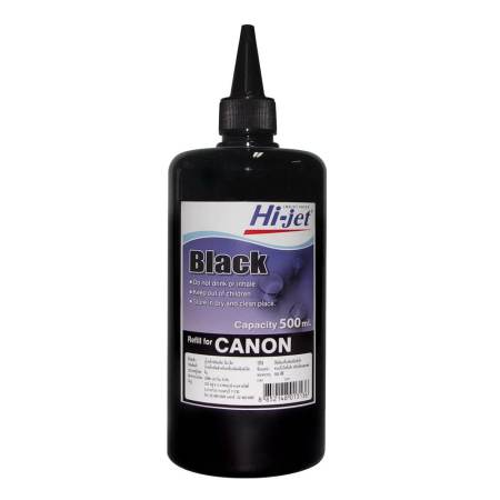 Hi-jet Canon Inkjet Refill Ink หมึกเติมอิงค์เจ็ท แคนนอน ขนาด 500 ml. ( สีดำ ) Hi-jet Canon Inkjet Refill Ink หมึกเติมอิงค์เจ็ท แคนนอน ขนาด 500 ml. ( สีดำ )
