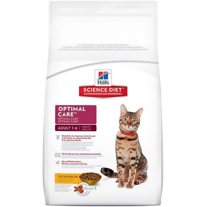Hill's Science Diet adult feline optimal care แมวโตทุกสายพันธุ์ 2kg