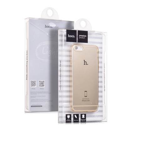 HOCO Ultra Slim 0.6 mm.ของแท้ สำหรับ iPhone6/6S Plus (Gold Transparent)