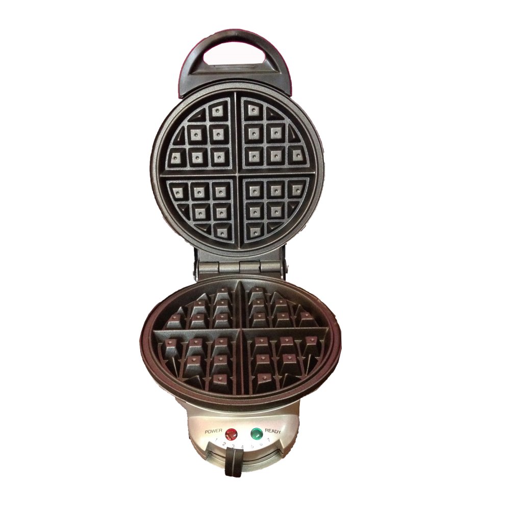 HOMEMATE เครื่องอบวาฟเฟิลวงกลม รุ่น HOM-TSK2105B (สีเงิน)