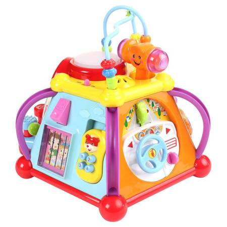 Huile Toys กล่องกิจกรรม 6 ด้าน Little Joy Box