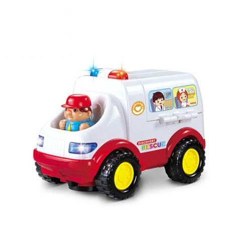 Huile ToysรถพยาบาลAmbulance Car - White