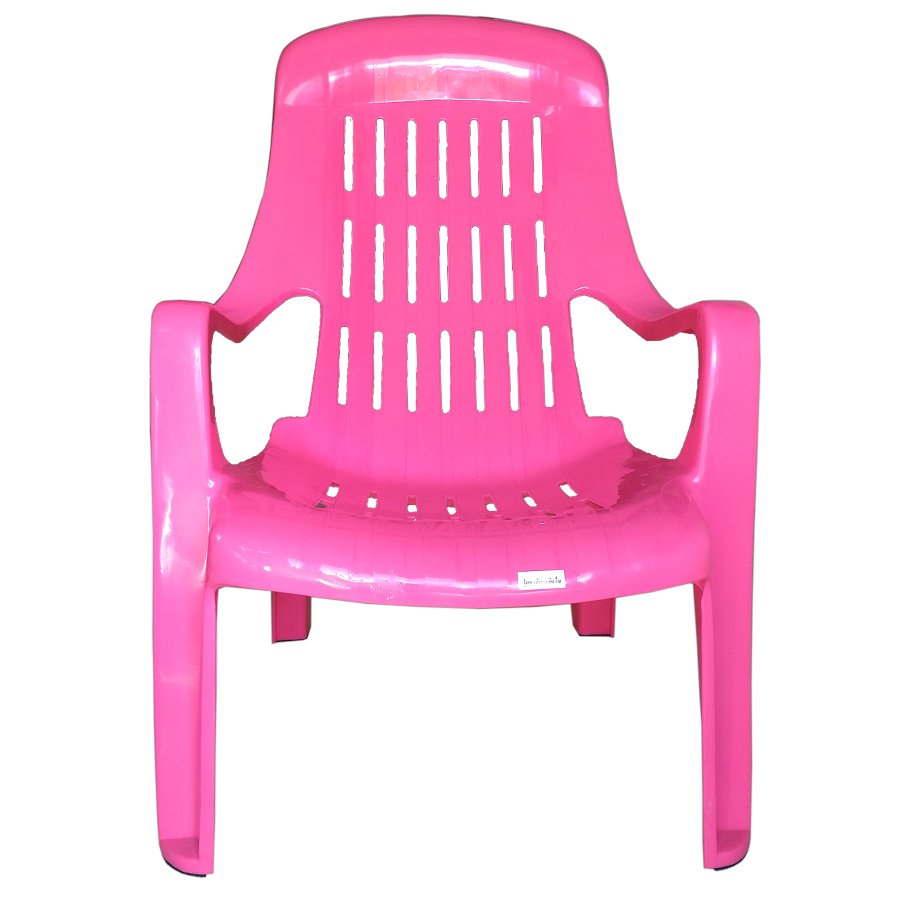 Inter Steel เก้าอี้พักผ่อน รุ่น เอนสบาย พลาสติกPP(A)- สีชมพู Relaxing chair, plastic comfortable.