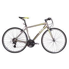 K-POP MV50-48-SV/LM จักรยานไฮบริด 700C MOOVE  MV MOOVE 50 (sliver/lemon) 48cm.