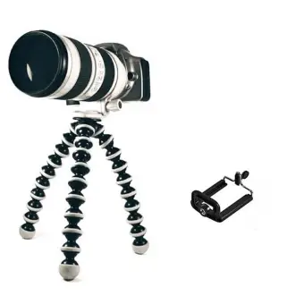 โปรโมชั่น ขาตั้งกล้อง หนวดปลาหมึก Gorillapod Flexible Tripod Octopus tripod (Size L) แถมฟรี ที่หนีบโทรศัพท์ รีวิว