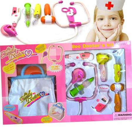 Kids Toys ชุดเซ็ทคุณหมอกล่องใหญ่ Family Doctor พร้อมกระเป๋า