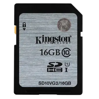 Kingston เมมโมรี่การ์ด เมมกล้อง SD Card Class 10 45MB/s - 16GB (SD10VG2/16GB) พันทิป