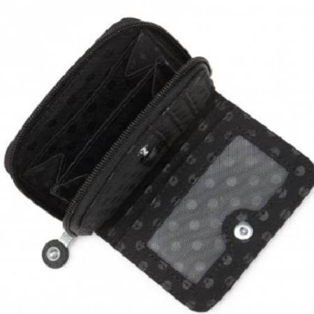 KIPLING SHOP ของแท้เบลเยี่ยม กระเป๋าสตางค์ KIPLING TOPS BLACK DOT(Int: One size)