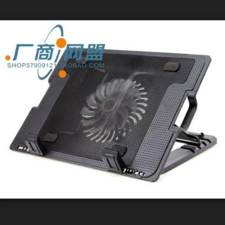 KK NoteBook Stand  Cooling Pad พัดลมระบายความร้อนโน๊ตบุ๊คปรับระดับได้ รุ่นLXN25 (สีดำ)