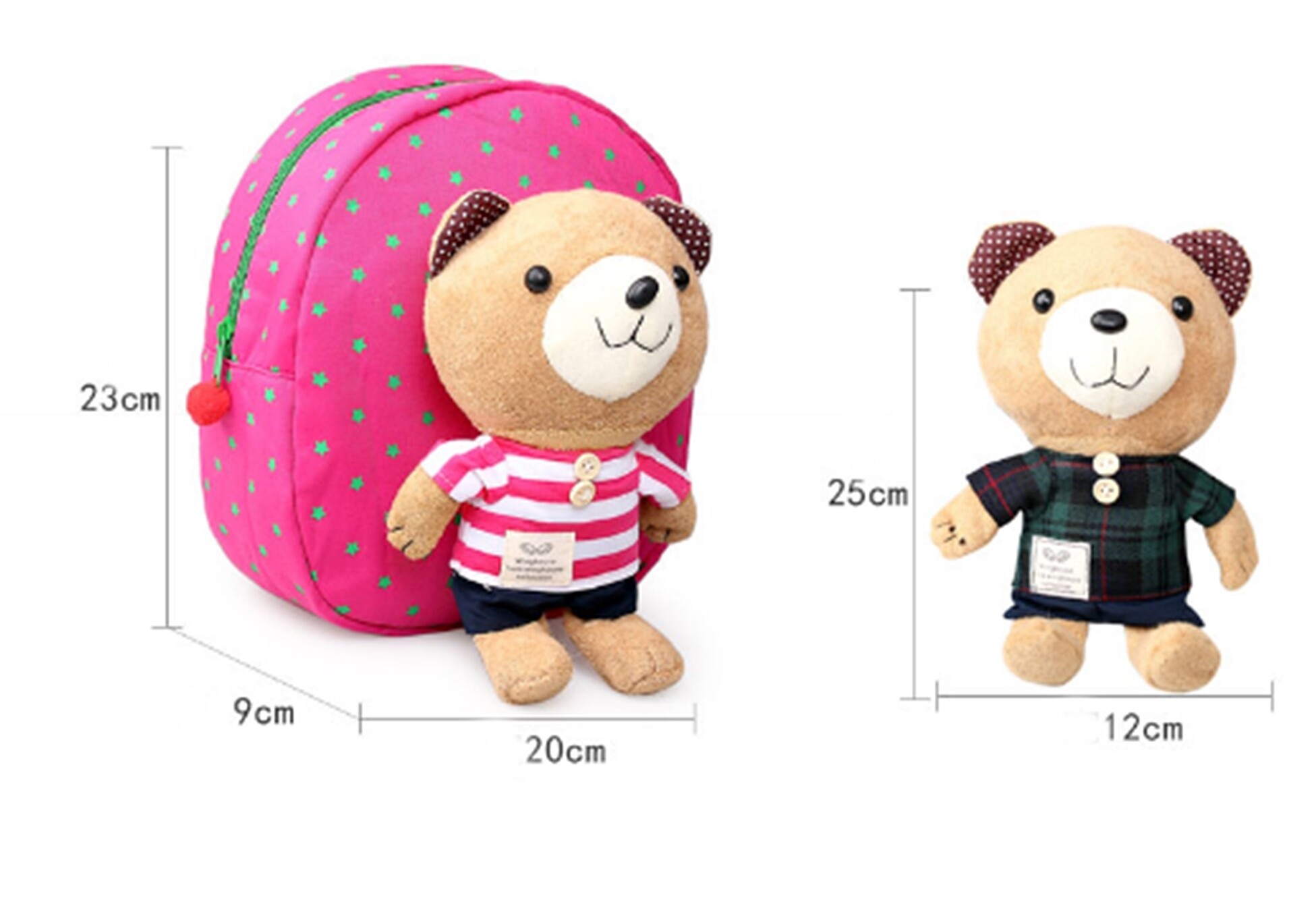 ซื้อที่ไหน กระเป๋าเป้จูงเด็ก กระเป๋าเด็ก สายจูงเด็ก เป้จูง กระเป๋าเป้เด็ก ลายหมี สีชมพู