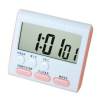 Lek and Love นาฬิกาจับเวลาทำอาหาร เดินหน้า ถอยหลัง 24 ชั่วโมง Digital Timer V.3 Alram Clock(สีชมพู)