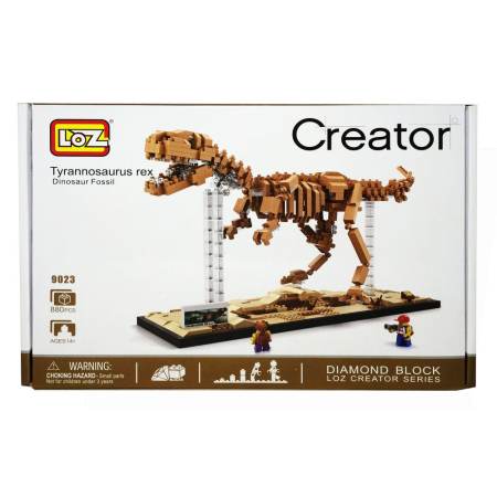 เล็งเห็น Loz Creator Dinosaur Fossil Tyrannosaurus rex Model Lego โมเดล
เลโก้ฟอซซิลไดโนเสาร์เวโลซีแรปเตอร์ อย่ารอช้า