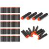 ลูกปืนของเล่น 200pcs 7.2cm EVA Refill Bullet Darts Black สำหรับ Nerf N-strike Elite Series Blasters Kid Game Toy Gun