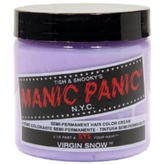 MANIC PANIC CLASSIC CREAM SEMI PERMANENT HAIR COLOR CREAM (VIRGIN SNOW)118 ml1 Jar