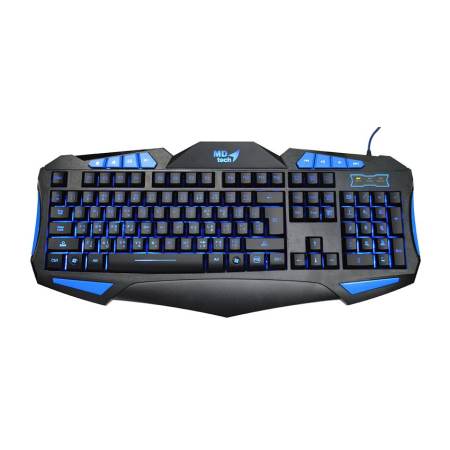 MD-TECH Keyboard With LED Backlight KB 699 L - BLUE