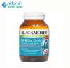 Blackmores Omega DHA แบลคมอร์ส โอเมก้า ดีเอชเอ 60 แคปซูล น้ำมันปลาสูตรเน้น DHA เพื่อบำรุงสมอง