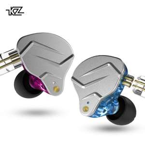 KZ ZSN Pro Metal Earphones (มีไมค์) 1BA+1DD Hybrid technology HIFI Bass Earbuds In Ear Monitor Headphones Sport Noise Cancelling Headset
