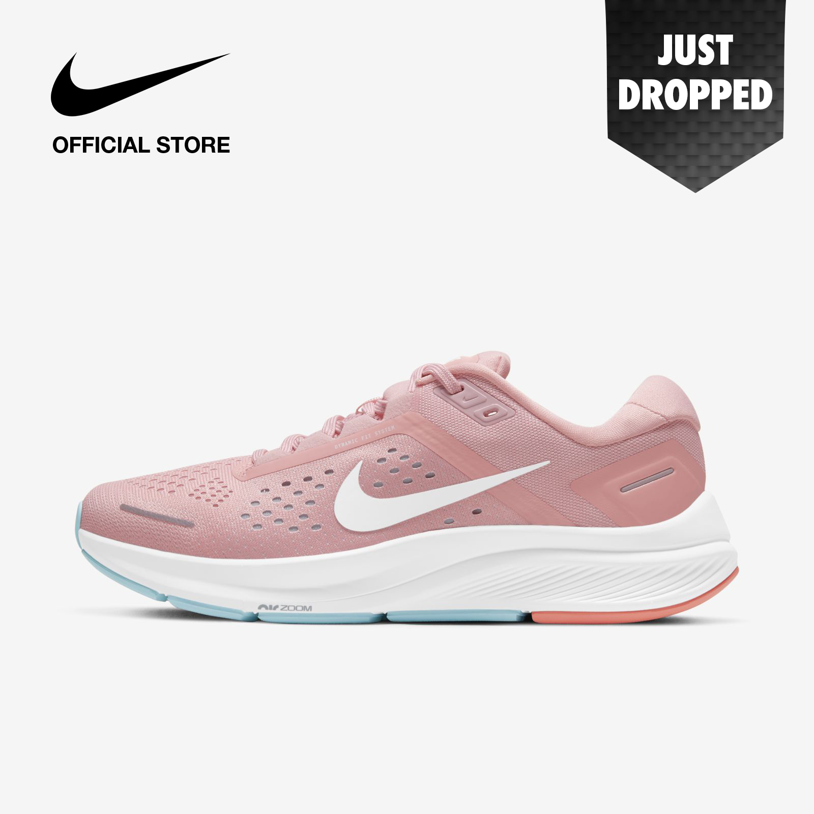 Nike Women's Air Zoom Structure 23 Running Shoes - Pink Glaze ไนกี้ รองเท้าวิ่งผู้หญิง แอร์ ซูม สตรัคเจอร์ 23 - สีชมพู