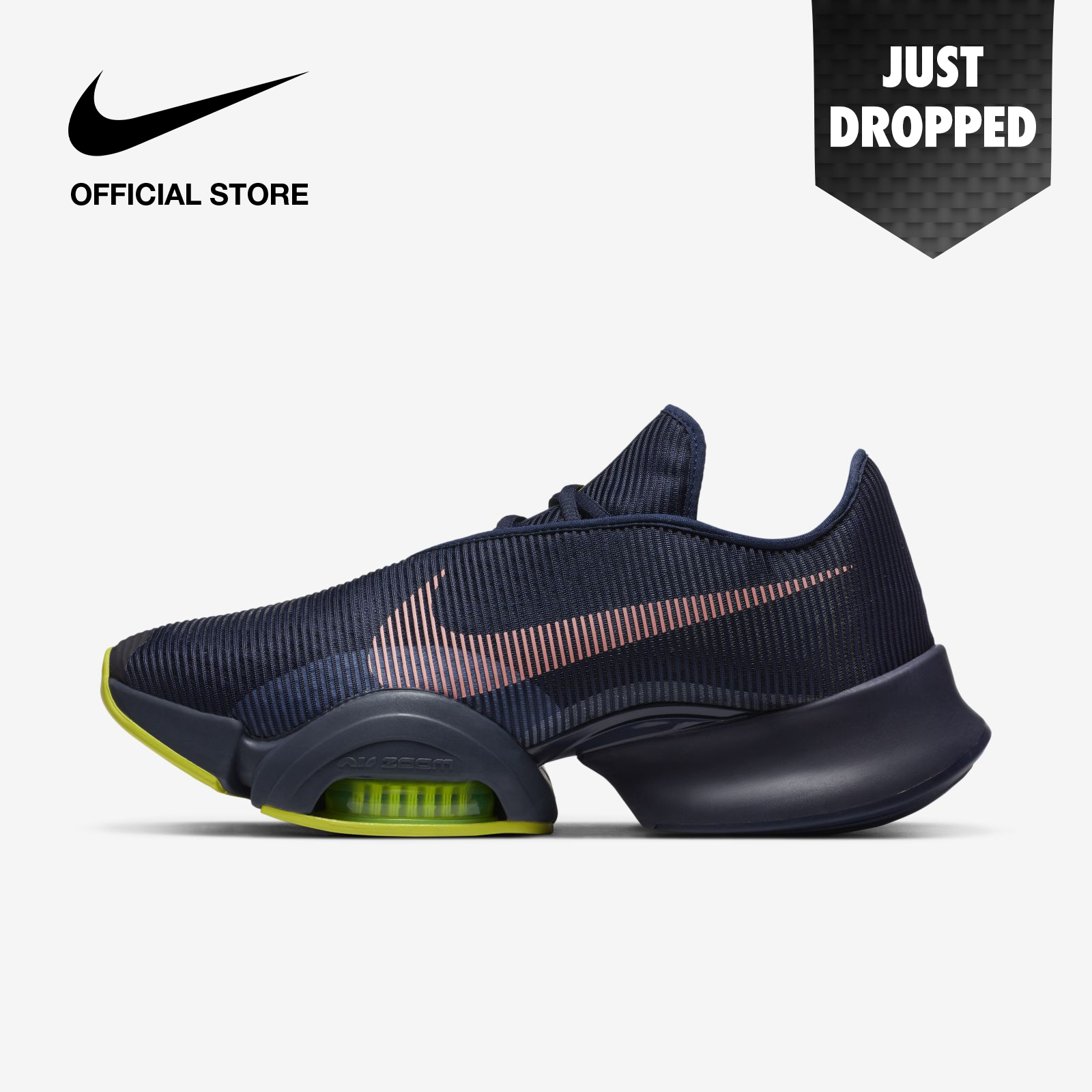 Nike Men's Air Zoom SuperRep 2 HIIT Class Shoes - Blackened Blue ไนกี้ รองเท้าสำหรับคลาส HIIT ผู้ชาย แอร์ ซูม ซุปเปอร์เรป 2 - สีน้ำเงิน