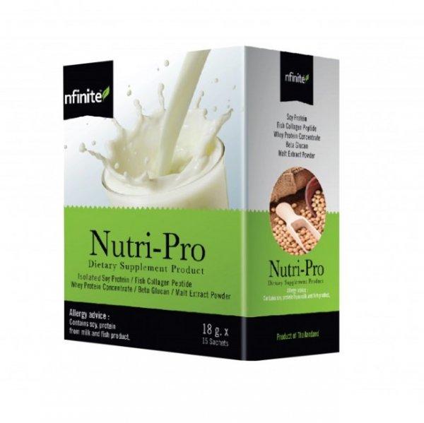 Legacy NUTRI-PRO ผลิตภัณฑ์เสริมอาหารโปรตีนสกัดจากถั่วเหลือง เวย์โปรตีน คอนเซนเตรต ( 1 กล่อง 15 ซอง)