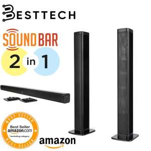 Hot ที่สุด ลำโพง Soundbar PVC Home Theater BT Wireless Sound Bar Speaker with Remote Control