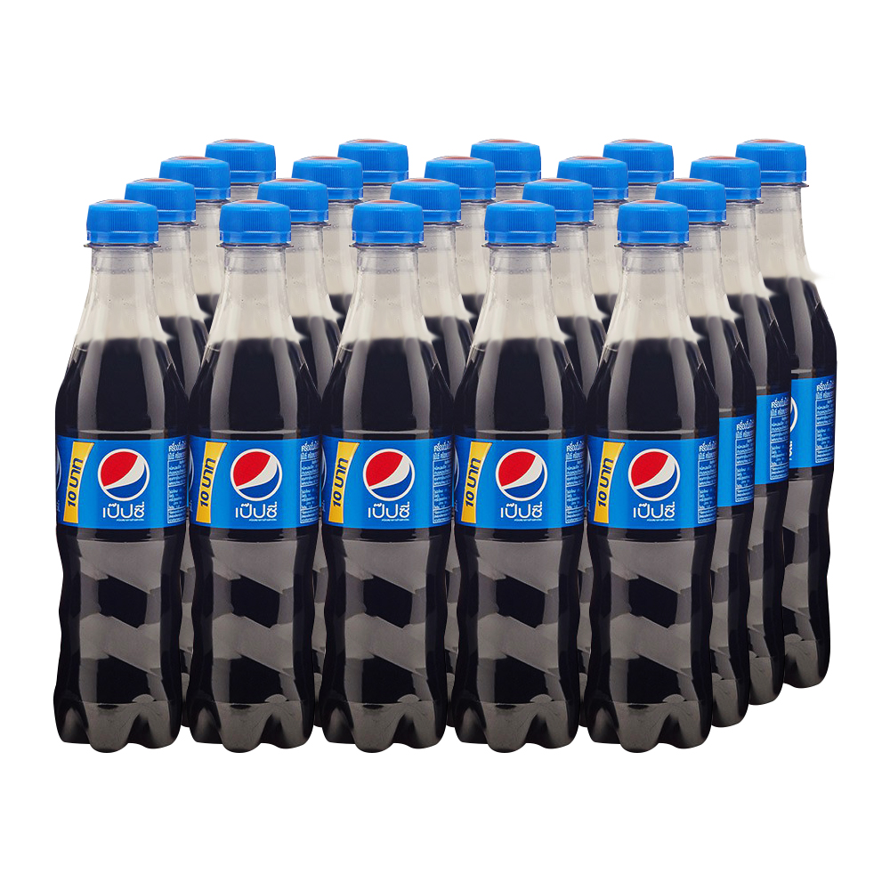 Pepsi เป๊ปซี่ เครื่องดื่มน้ำอัดลม 300 มล. x 24 ขวด