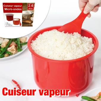 ชุดหม้อหุงข้าวไมโครเวฟ Cuiseur vapeur-