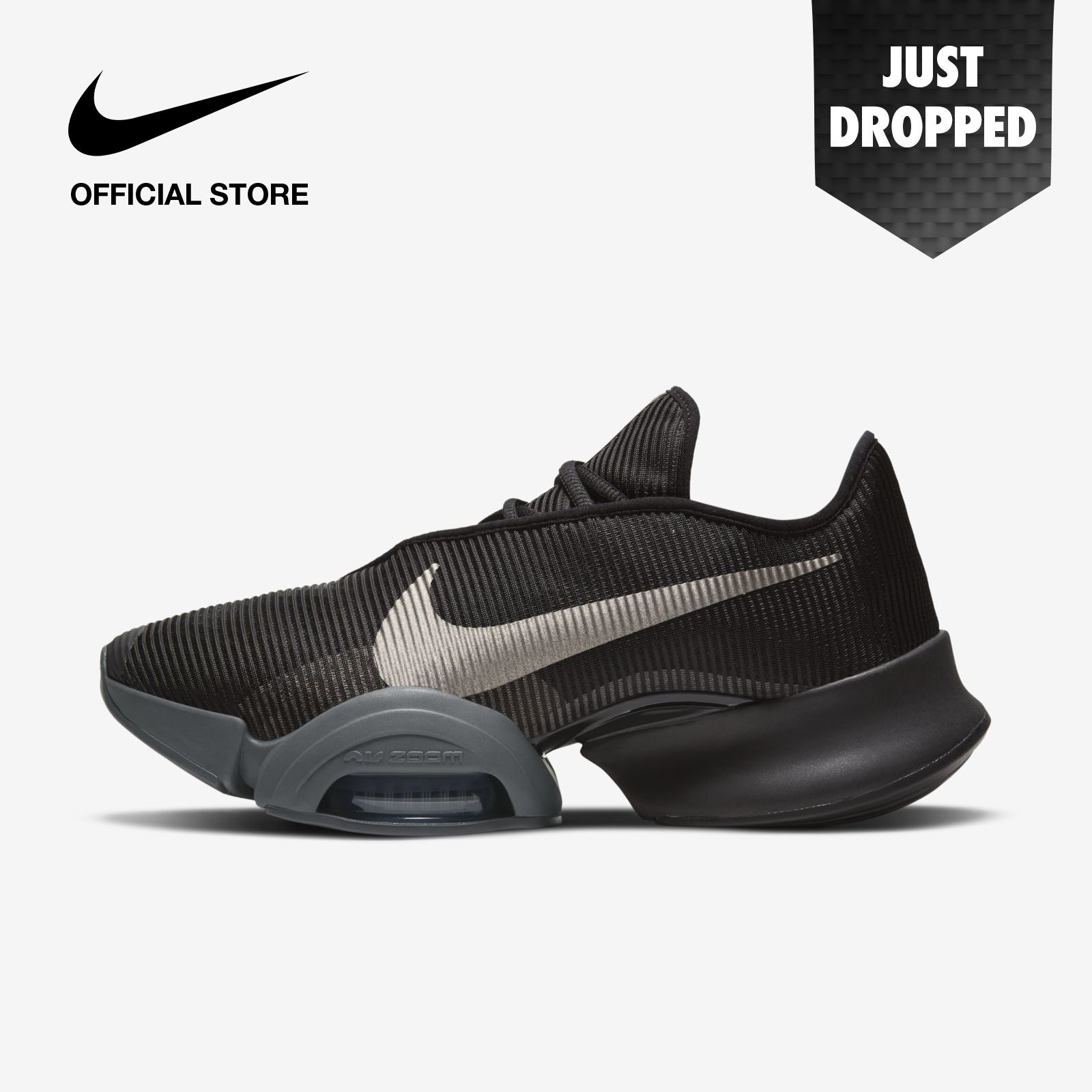 Nike Men's Air Zoom SuperRep 2 HIIT Class Shoes - Black ไนกี้ รองเท้าสำหรับคลาส HIIT ผู้ชาย แอร์ ซูม ซุปเปอร์เรป 2 - สีดำ