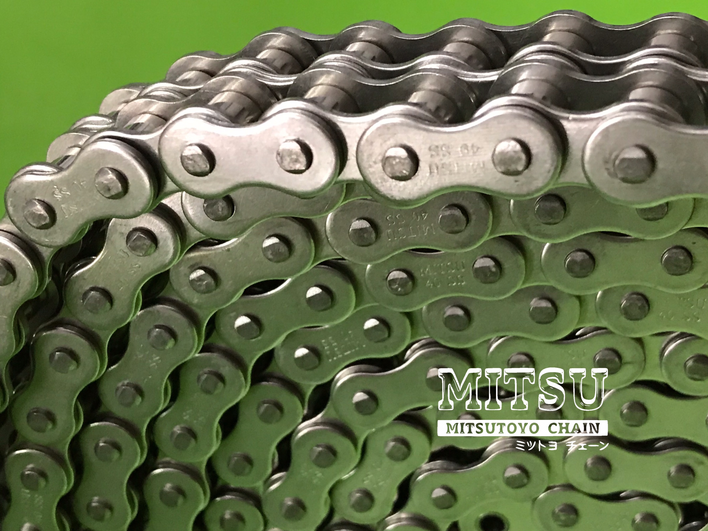 อุปกรณ์ขับเคลื่อน MITSU โซ่มิตซู 502R ROLLER CHAIN (JAPAN ช้อปปิ้ง