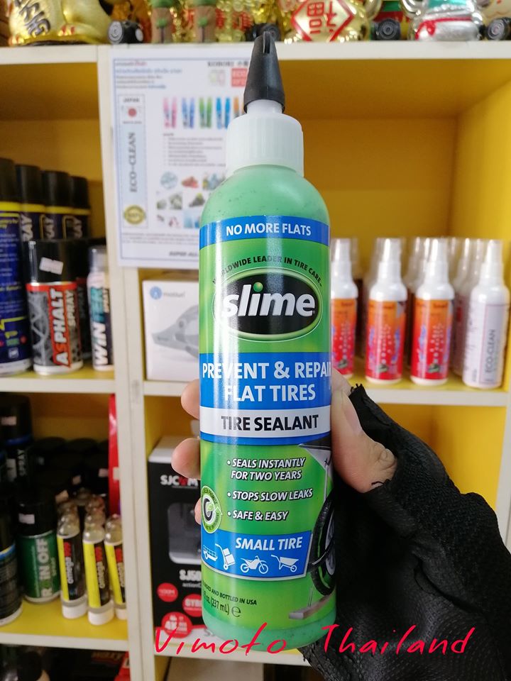 น้ำยากันยางรั่ว Slime PREVENT&REPAIR FLAT TIRES 237mL