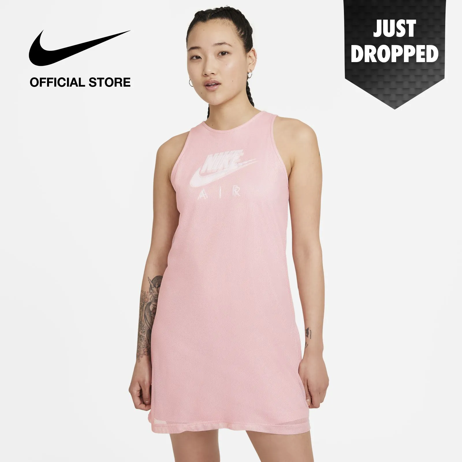 Nike Women's Air Dress - Pink Glaze ไนกี้ เดรสผู้หญิง - สีชมพู