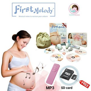 (ประกัน 6 เดือน) ชุดหูฟังแม่ลูก First Melody กระตุ้นพัฒนาการทารกในครรภ์ แถมฟรี เครื่องเล่นเพลง MP3 ลงเพลงแล้วพร้อมใช้งาน