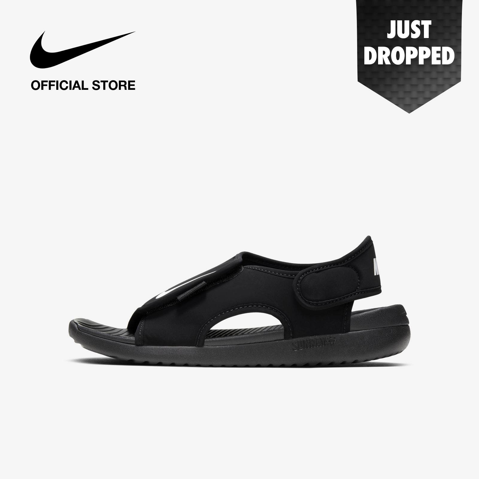 Nike Kids' Sunray Adjust 5 V2 Sports Sandals - Black ไนกี้ รองเท้าแตะกีฬาเด็ก ซันเรย์ แอดจัสท์ 5 วี2 - สีดำ