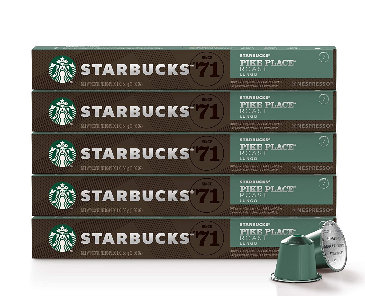 [ออกใบกำกับภาษีได้] Starbucks Capsule Nespresso กาแฟแคปซูล สตาร์บัคส์ ใช้กับเครื่องชงกาแฟ Nespresso, Xiaomi ของแท้ ส่งเร็ว  flavour Pike Place