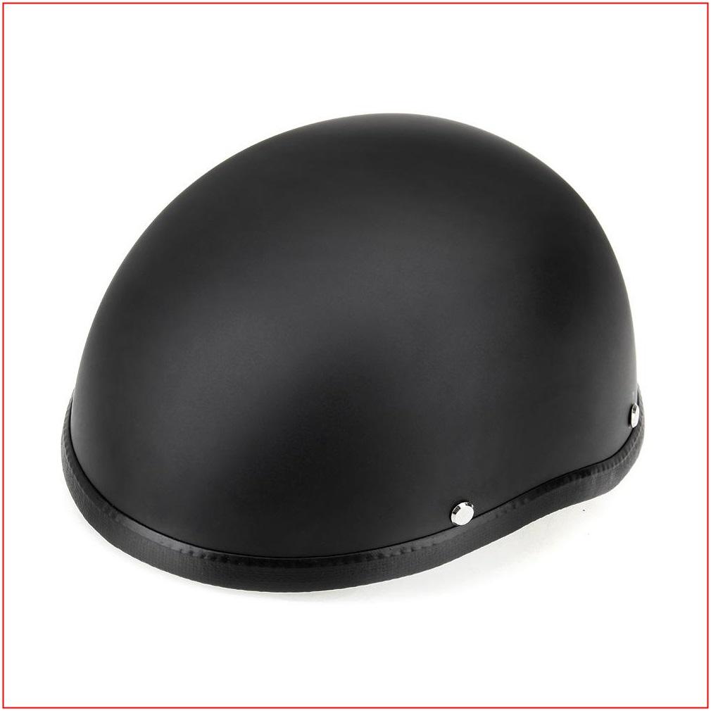 หมวกกันน็อค Matte black Professional Motorcycle Half Helmet Hat Cap for Harley Chopper Bobber Unisex  หมวกกันน็อก