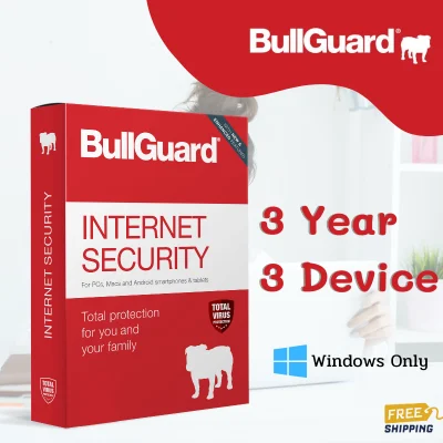 BullGuard Internet Security / Antivirus Total Security 2021 สำหรับวินโดว์ 3 YEAR 3 DEVICE