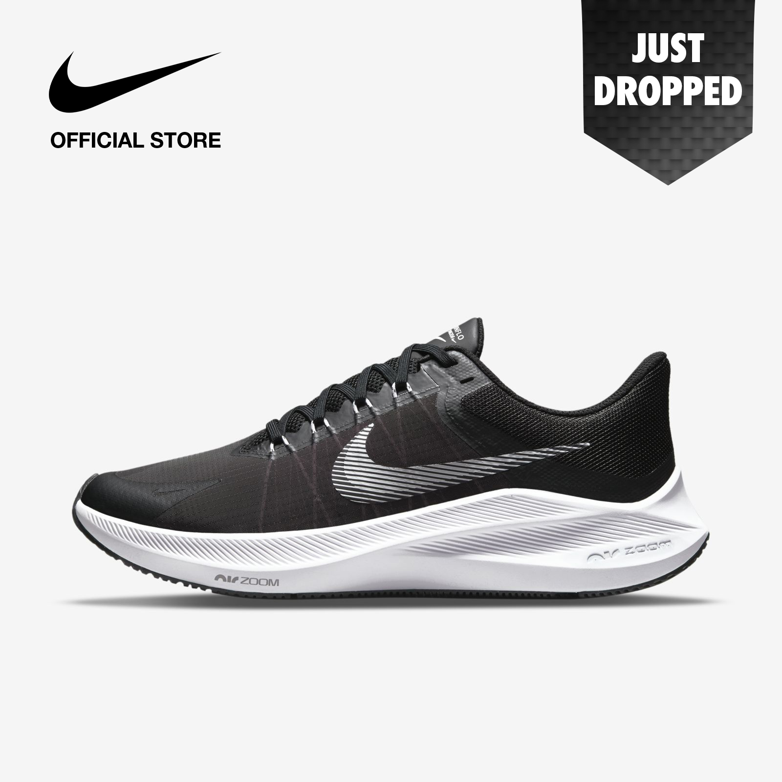 Nike Men's Winflo 8 Running Shoes - Black ไนกี้ รองเท้าวิ่งผู้ชาย วินโฟลว 8 - สีดำ