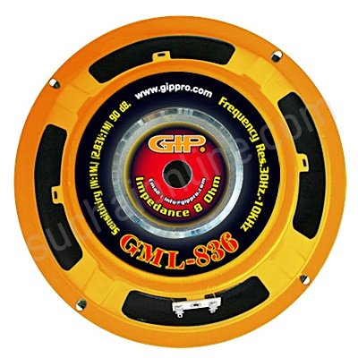 ดูภาพ ลำโพง GIP 8 นิ้ว รุ่น GML-836 (เดี่ยว) เพิ่มเติม ลำโพง GIP 8 นิ้ว รุ่น GML-836 (เดี่ยว)