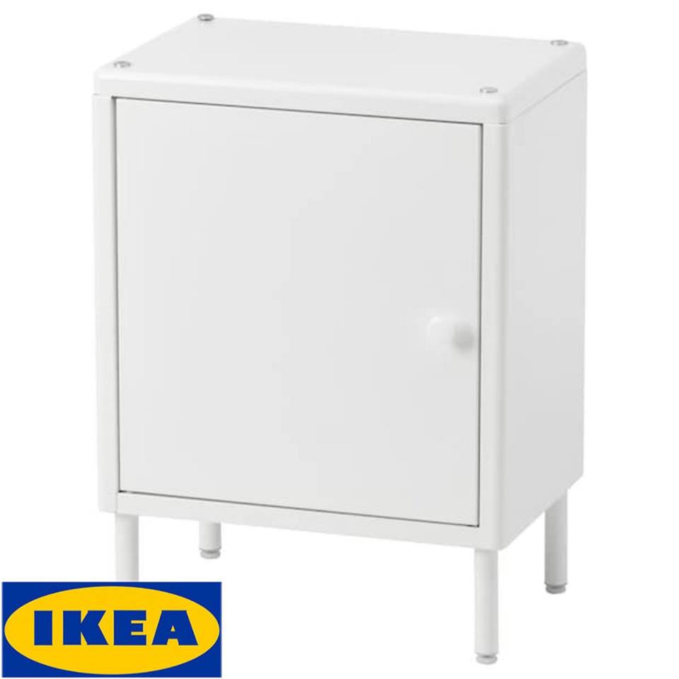 DYNAN ดือนัน ตู้บานเดี่ยว, ขาว, 40x27x54 ซม. ของแท้จาก IKEA