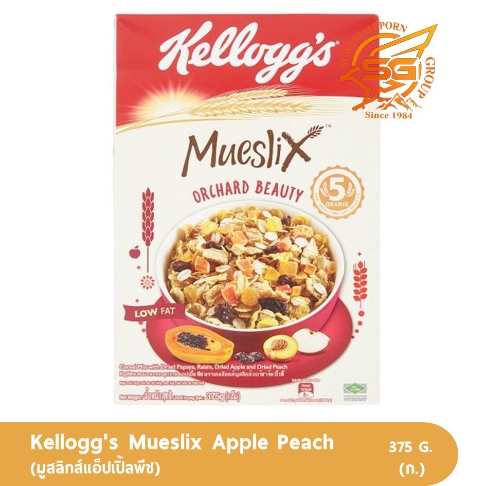 Kellogg's มูสลิก Mueslix 5 Grains 375 กรัม /เบเกอรี่ /อาหารเช้า