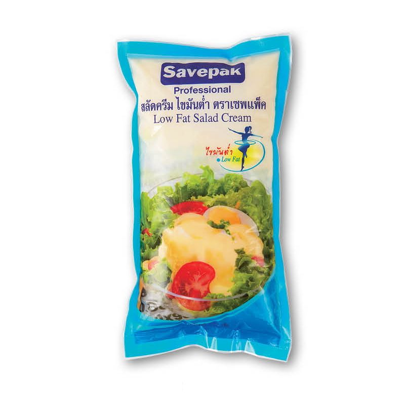 เซพแพ็ค สลัดครีมไขมันต่ำ 1 กิโลกรัม Savepak Salad Cream Low Fat 1 kg
