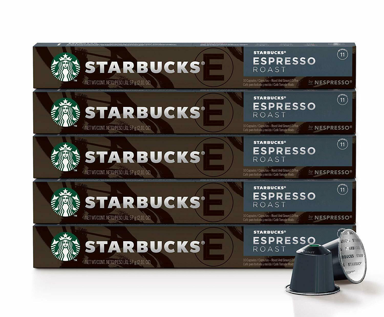 [ออกใบกำกับภาษีได้] Starbucks Capsule Nespresso กาแฟแคปซูล สตาร์บัคส์ ใช้กับเครื่องชงกาแฟ Nespresso, Xiaomi ของแท้ ส่งเร็ว  flavour Espresso