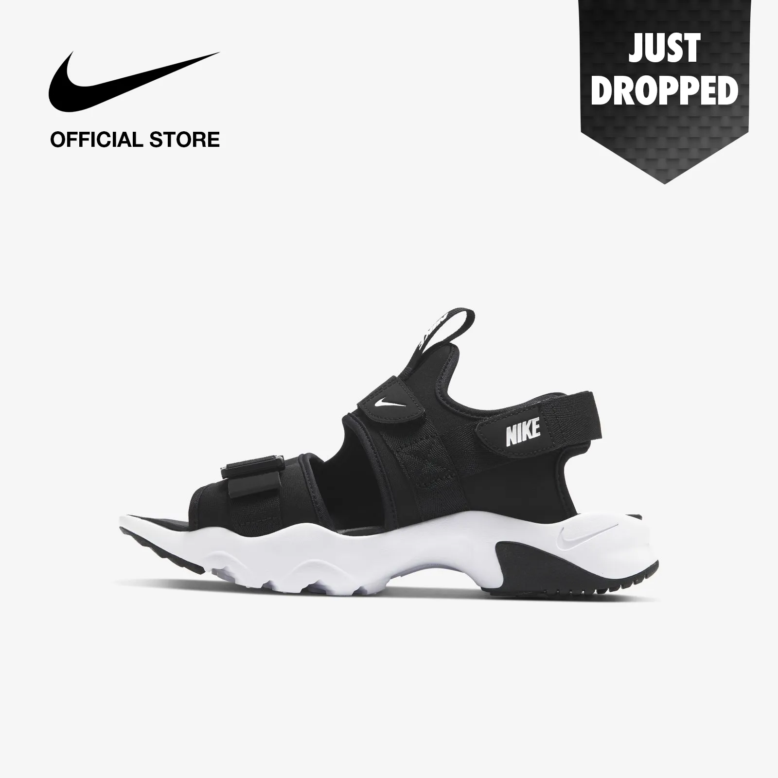 Nike Men's Canyon Sandals - Black ไนกี้ รองเท้าแตะผู้ชาย แคนย่อน - สีดำ