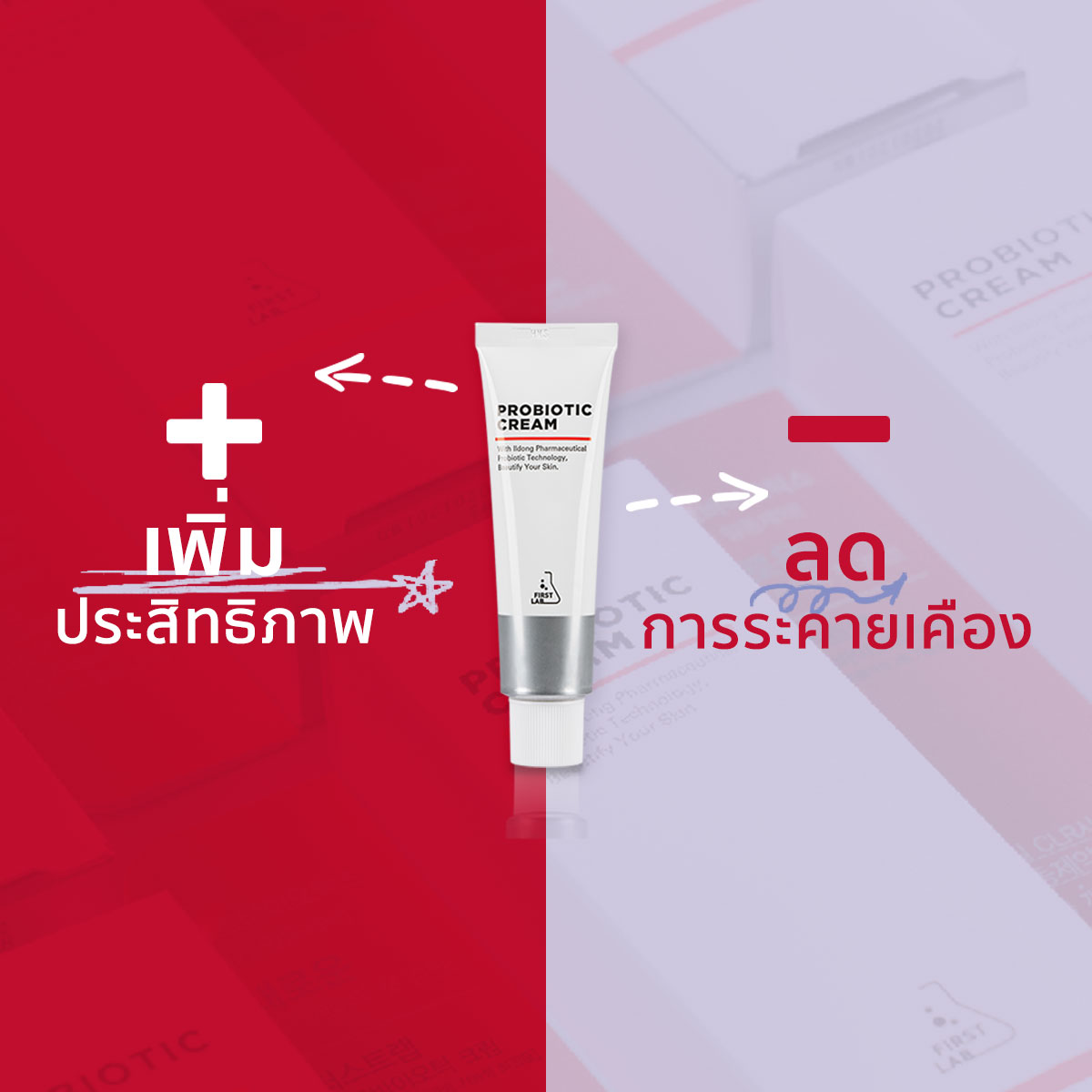 เฟิสต์แล็บ โปรไบโอติก ครีม (Firstlab Probiotic Cream) 50มล ครีมบำรุง